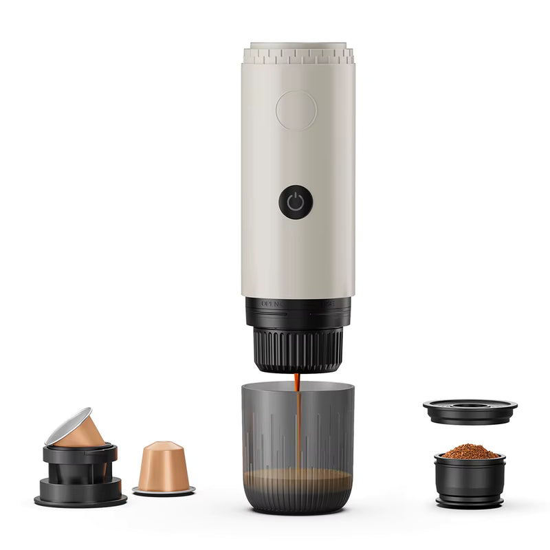PressoBottle — Draagbare Koffiemachine & Espressomachine — PressoBottle draagbare espressomachine Wit